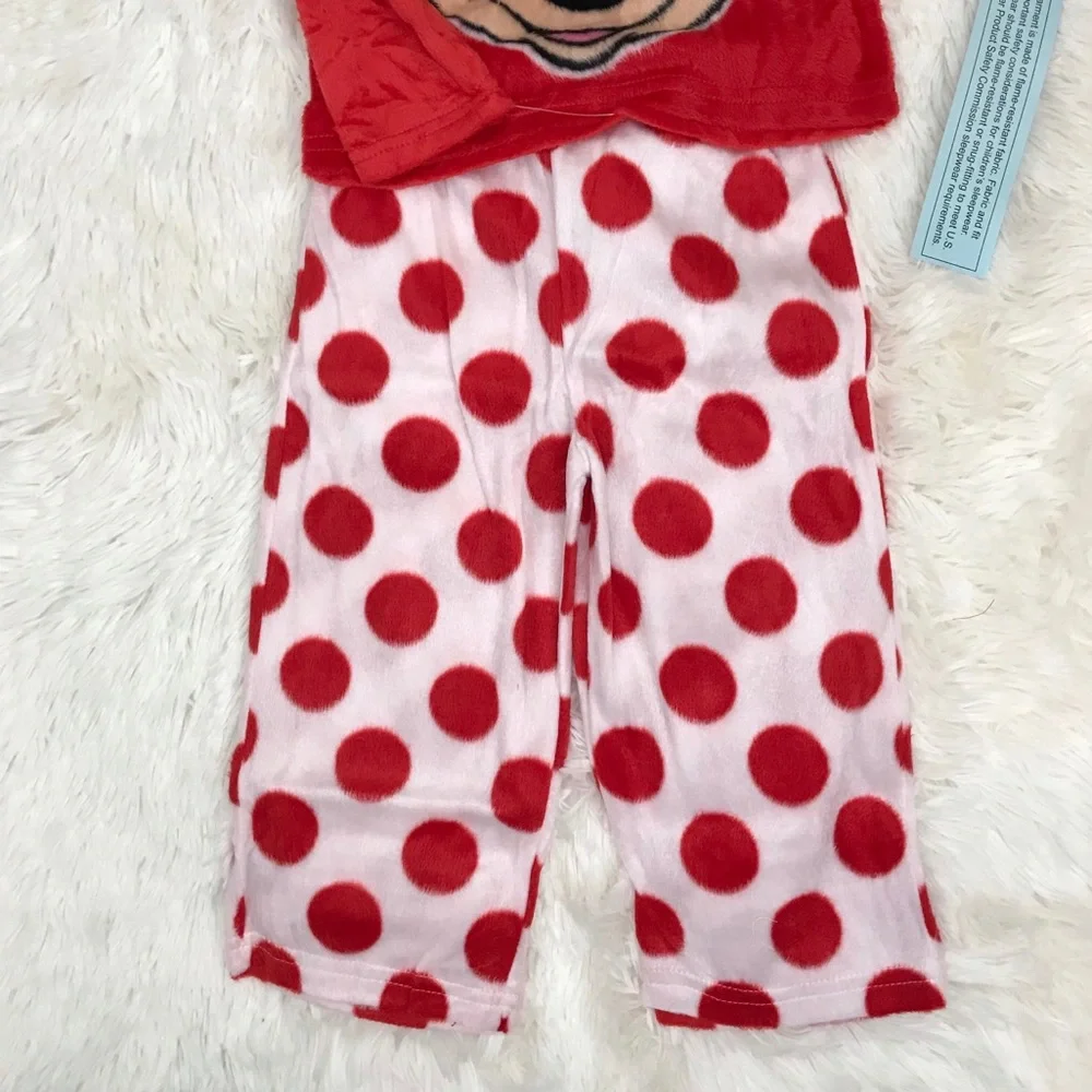 Disney Minnie Mouse Polka Dot 2pc Pajama Set